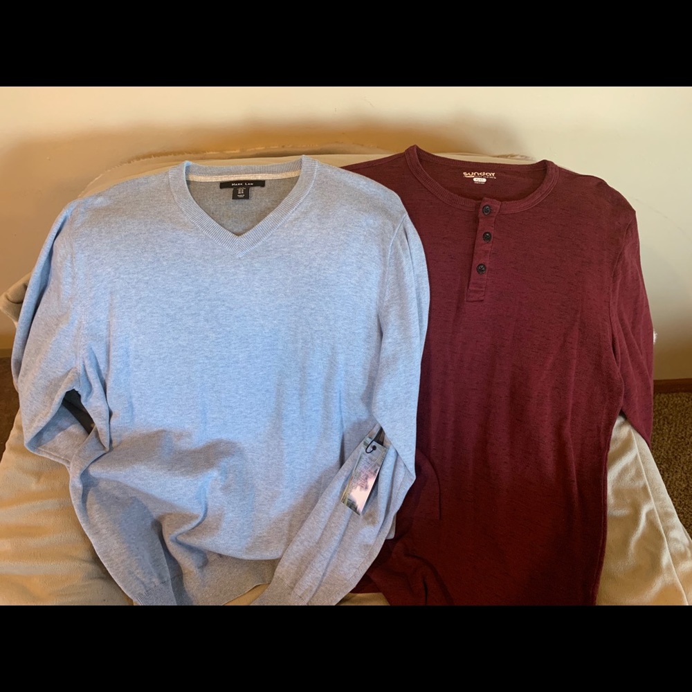 Two XL Men’s sweaters